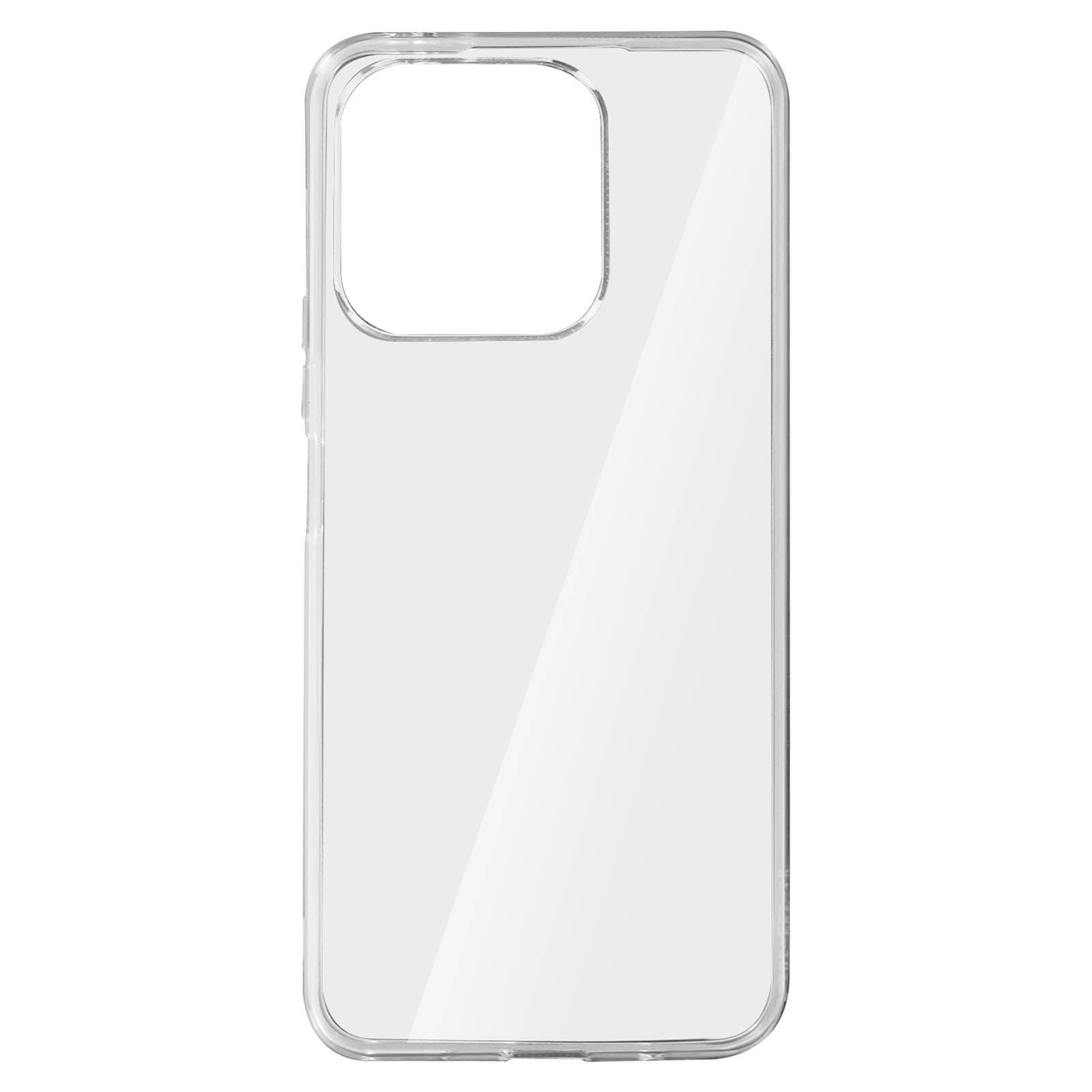 Klare Handyhülle. Sie hat einen Kameraausschnitt und ist transparent.
