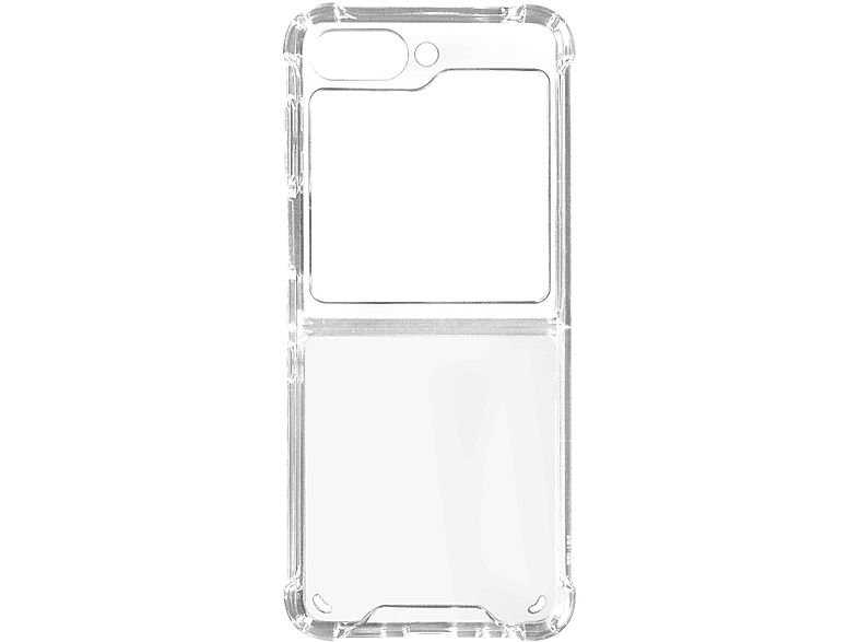 AVIZAR Schutzhülle mit verstärkten Ecken Series, Backcover, Samsung, Galaxy Z Flip 5, Transparent
