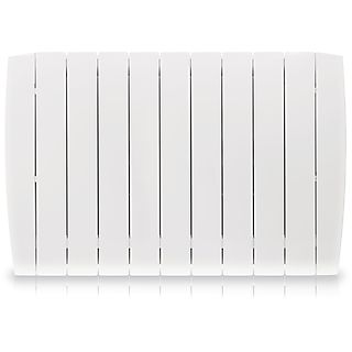 Emisor Térmico Cerámico - HJM OPTIMA 1500, Bajo Consumo-Programación 24/7, Turbo Programable, Funciones Ahorro, 15 m², 1500 W, 9 elementos, Blanco