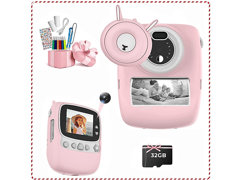 Kinderkamera, 32MP 1080P Digitalkamera Kinder Mit 2 Produktbild-Vorschau 9