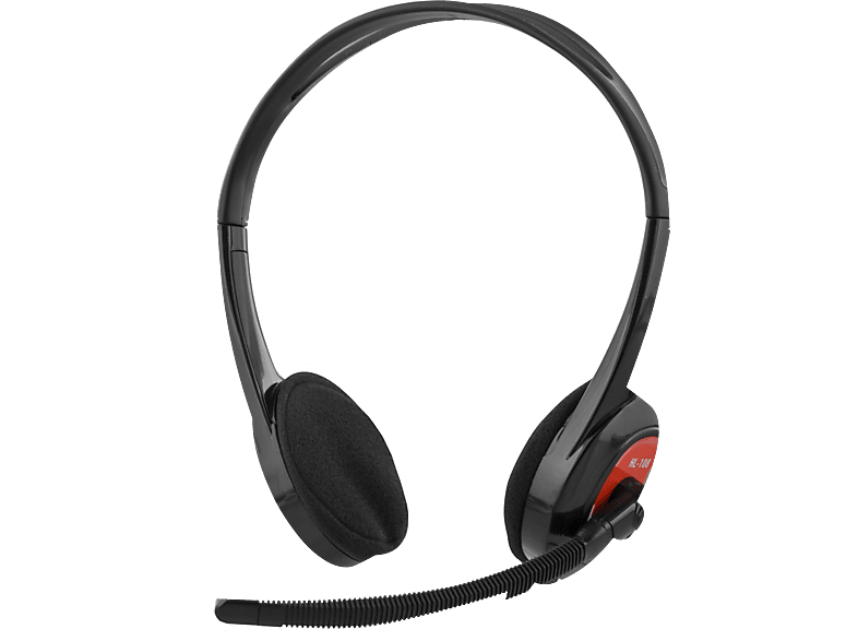 HL-108, DELTACO On-ear Schwarz Headset