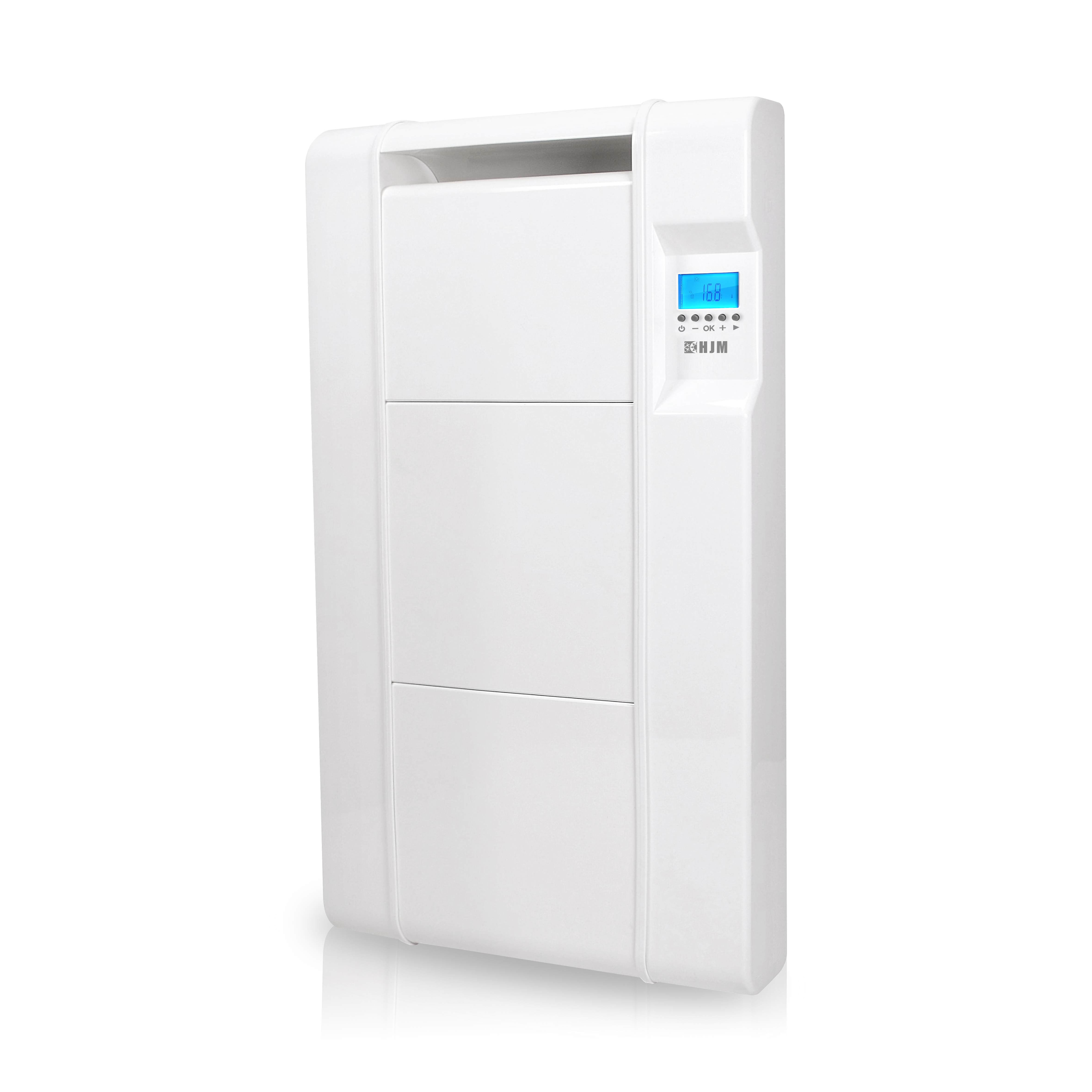 Emisor térmico HJM ESD04, Calor Rápido, Emisor Térmico de Bajo  Consumo-Programable, m², Turbo, 500 W, Blanco