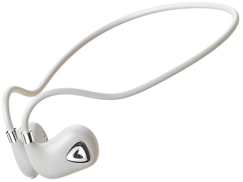 In-ear SHAOKE Air-Conduction-Kopfhörer Klarer Klang Weiß 7Std Kopfhörer Wiedergabe, IPX5