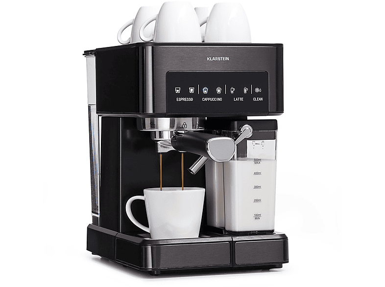 KLARSTEIN Arabica Comfort Espressomaschine Schwarz