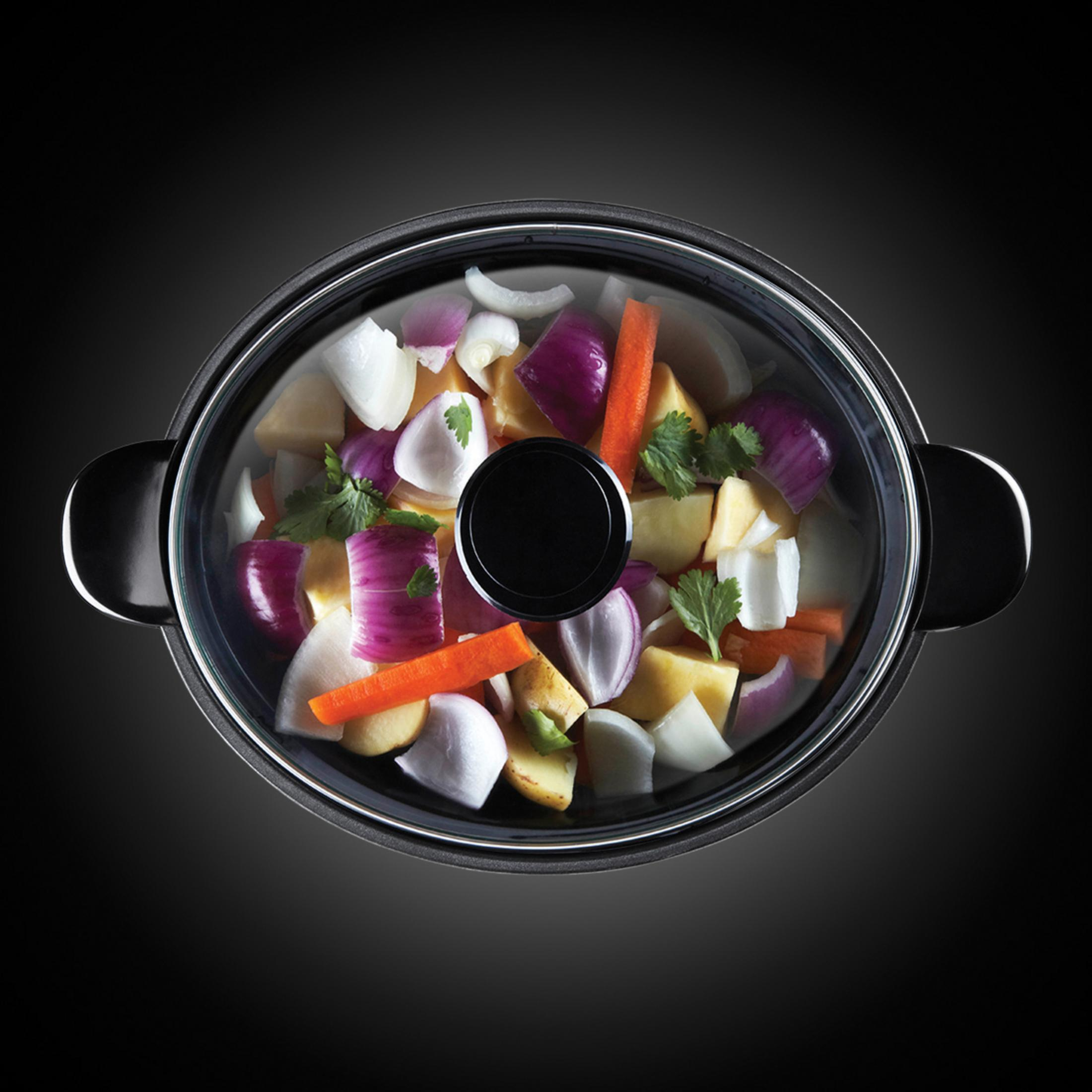 RUSSELL HOBBS 435463 Slow Cooker, Silber)