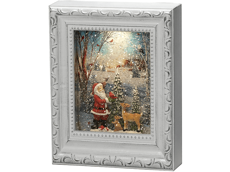 KONSTSMIDE 4275-200 LED WASSERLATERNE FOTORAHMEN Warm Weiß Weihnachtsbeleuchtung, Mehrfarbig