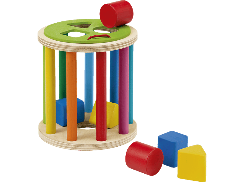 SELECTA Kleinkindwelt - Sortierrolle, 13 cm Holzspielzeug nein