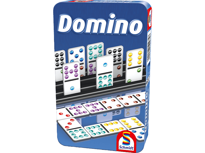 SCHMIDT SPIELE Bring-Mich-Mit-Spiel in Metalldose - Domino Gesellschaftsspiel nein