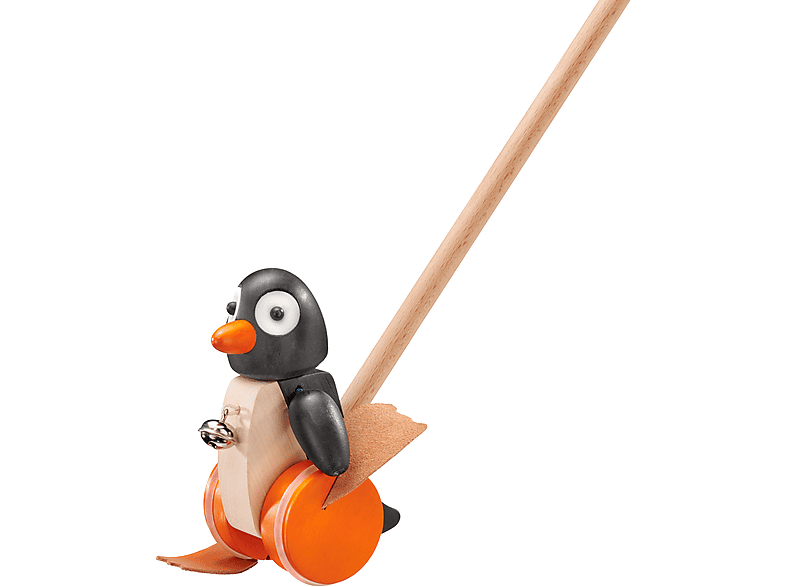 SELECTA Kleinkindwelt - Pingo, Schiebefigur, 13 cm Holzspielzeug nein | Holzspielzeug