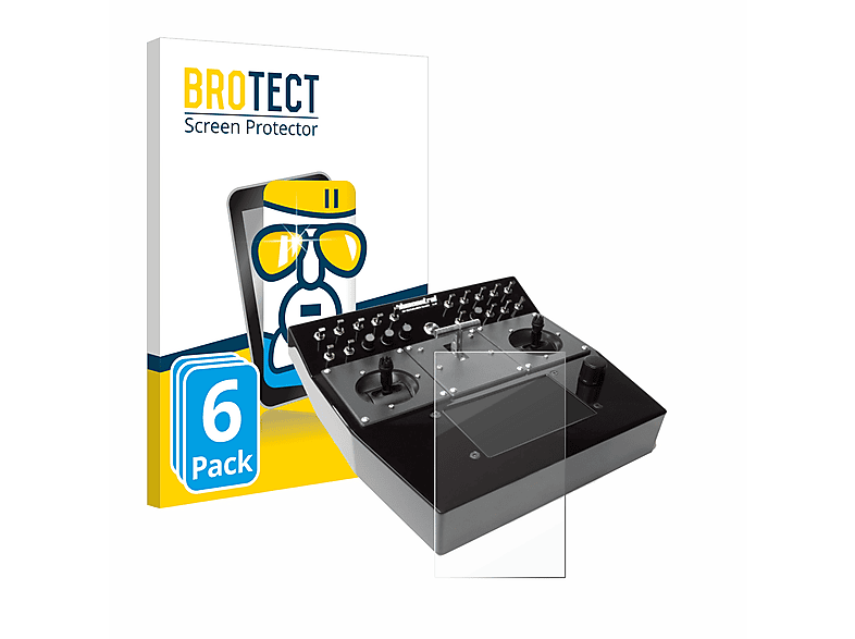 BROTECT 6x Airglass klare Schutzfolie(für Brixlcontrol 1.8)