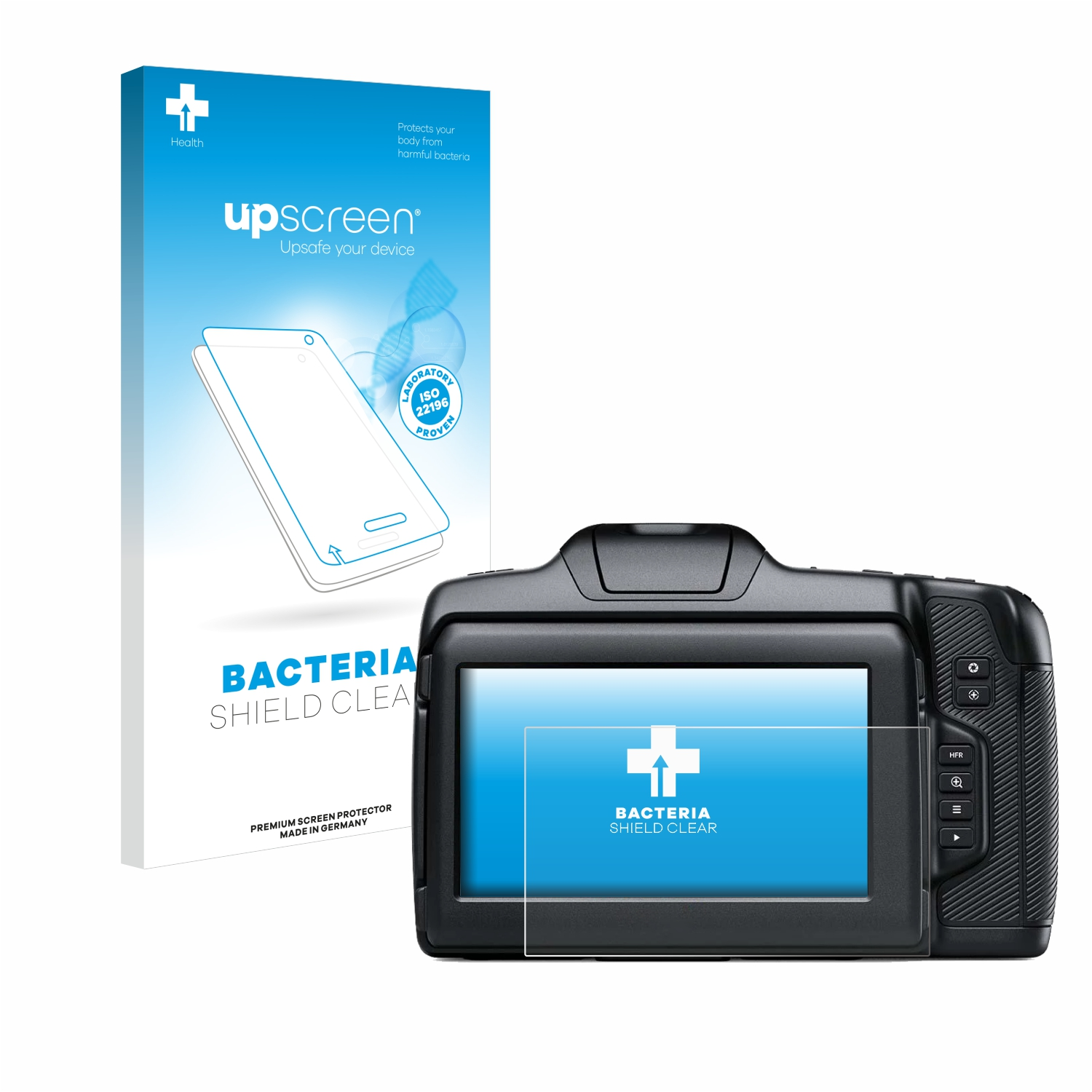 UPSCREEN antibakteriell klare Schutzfolie(für Blackmagic Pocket 6K G2) Camera Cinema