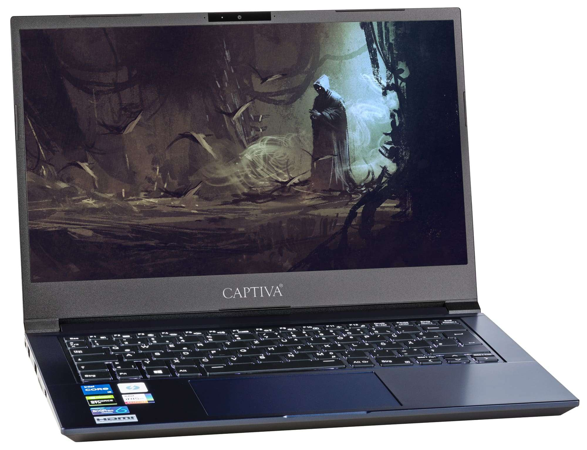 CAPTIVA Advanced Gaming I79-746, mit 14 RAM, Prozessor, i5 Gaming-Notebook GB blau GB 16 500 SSD, Core™ Display Zoll