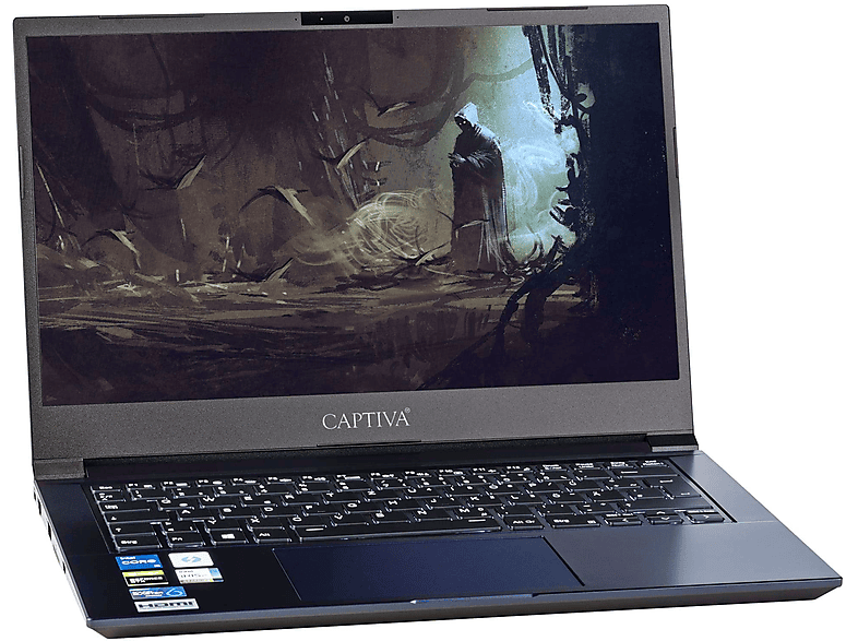 CAPTIVA Advanced Gaming I79-750, Gaming-Notebook mit 14 Zoll Display Core™ i5 Prozessor, 32 GB RAM, 500 GB SSD, blau