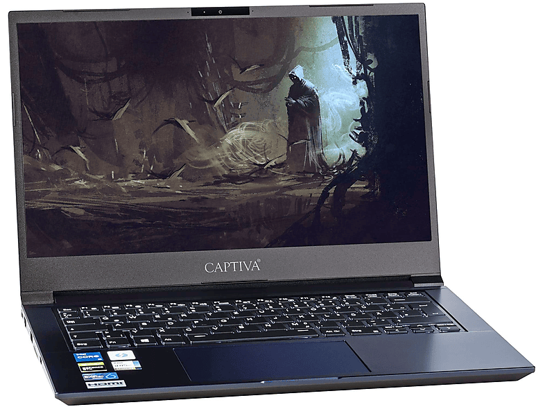 CAPTIVA Advanced Gaming I79-752, Gaming-Notebook mit 14 Zoll Display Core™ i5 Prozessor, 32 GB RAM, 1000 GB SSD, blau