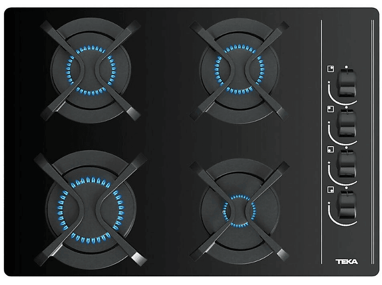 Placa de gas - TEKA Teka | Placa Cristal Gas
