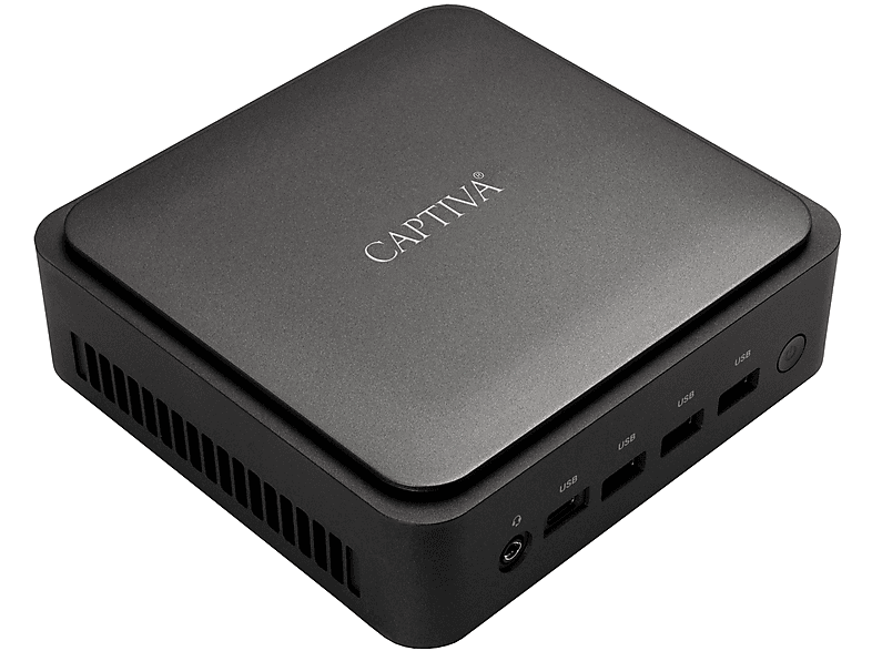 CAPTIVA Mini PC Power Starter I76-489, ohne Betriebssystem, Mini-PC mit Intel® Core™ i5 Prozessor, 8 GB RAM, 250 GB SSD, Intel® Iris® Xe, 0 GB