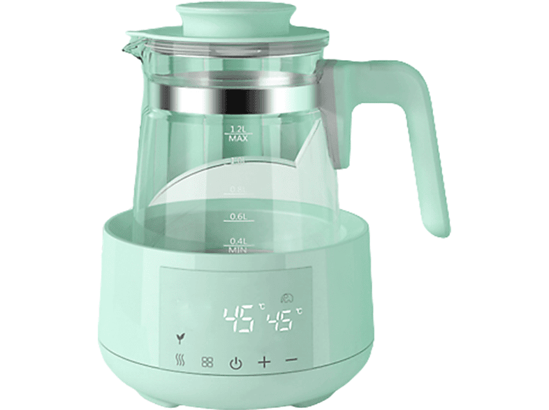 UWOT 24hThermostatischer Milchregler: sicheres präzise Wasserkocher, Grün drehbar,Grün 360° Material, Temperaturregelung