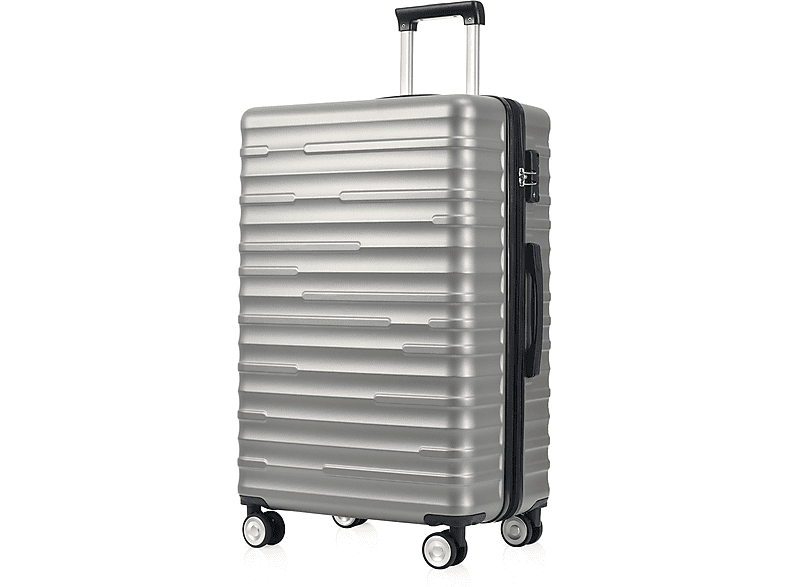 035G Koffer 4 ABS-Gepäck, Hochwertiges MERAX TSA-Schloss, Räder