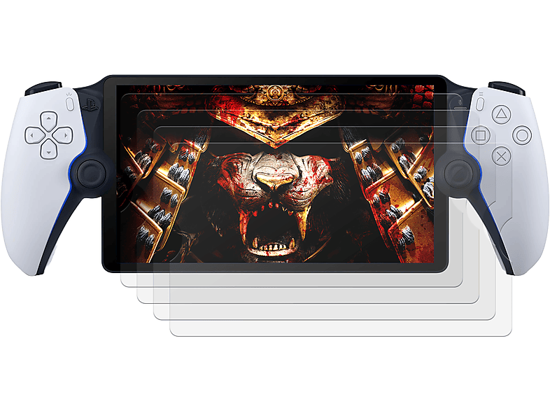 Displayschutzfolie(für Premium Sony 4x FULL COVER KLAR PROTECTORKING 3D Playstation Portal)