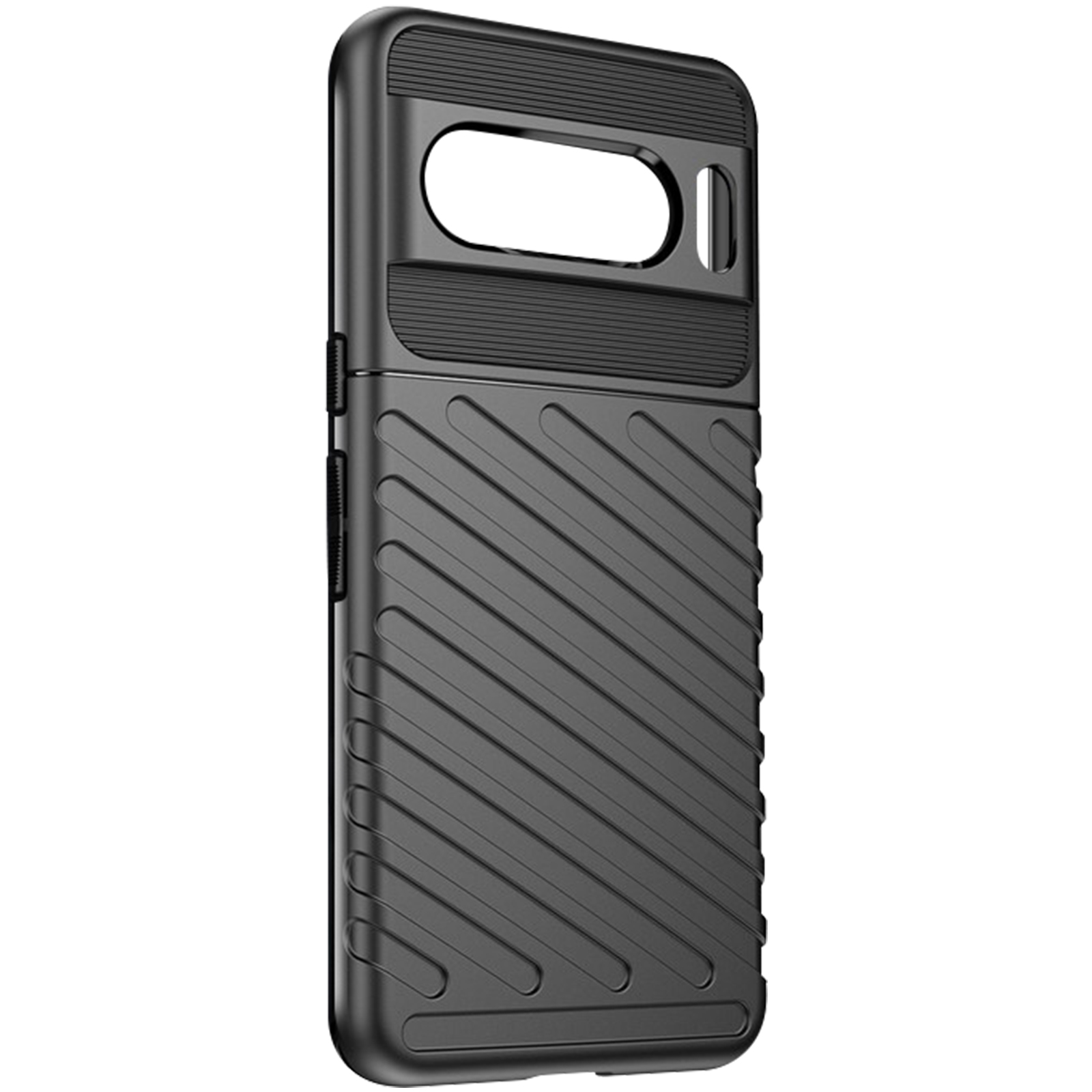 AVIZAR Thunder Backcover, Google, Pixel 8 Schwarz Series, Pro