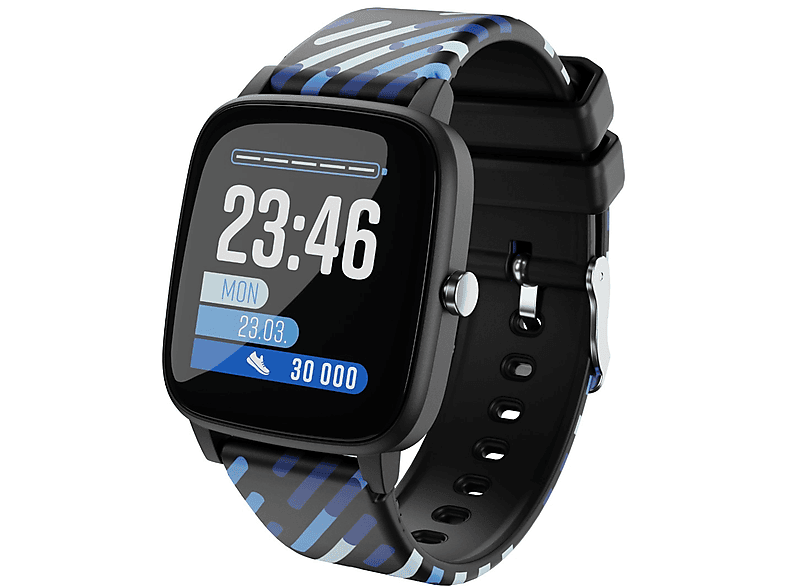 Black Smartwatch Schwarz BCool LAMAX Silikon,