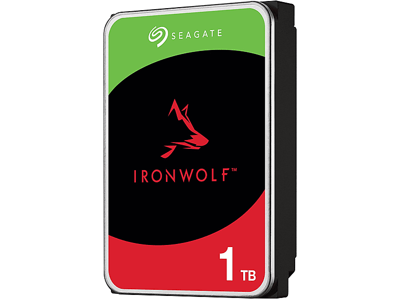 SEAGATE Seagate IronWolf ST1000VN008, 1 TB, HDD, 3,5 Zoll, intern