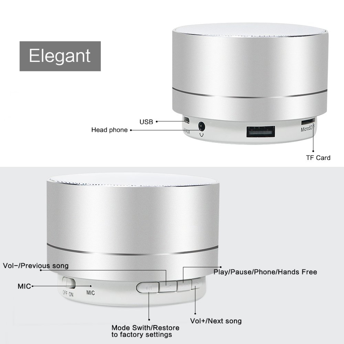 RUIZHI Luftbefeuchter Mit Regentropfen-Effekt - Rotierende Schirme & 7 Farben LED