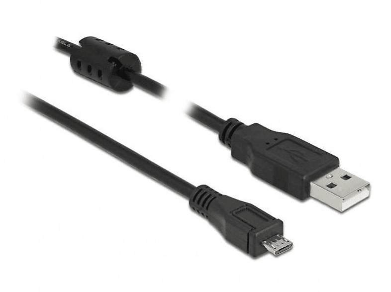 DELOCK USB Kabel, Schwarz 82299