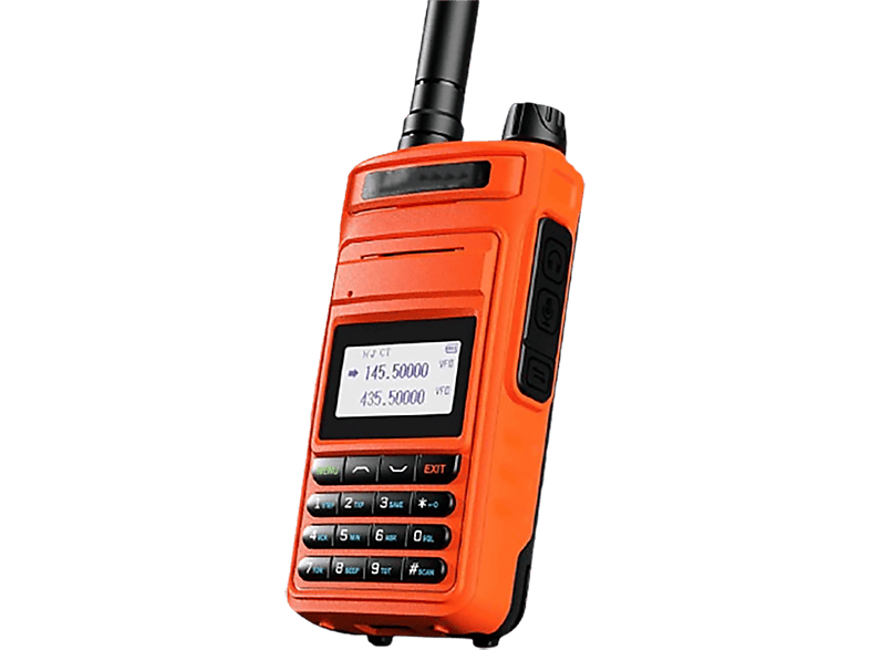 ENBAOXIN Orange Handheld Walkie Talkie - Outdoor High Power, Dual Standby Dual Guard, IPX4 Life Waterproof Mobiler Privatfunk Orange