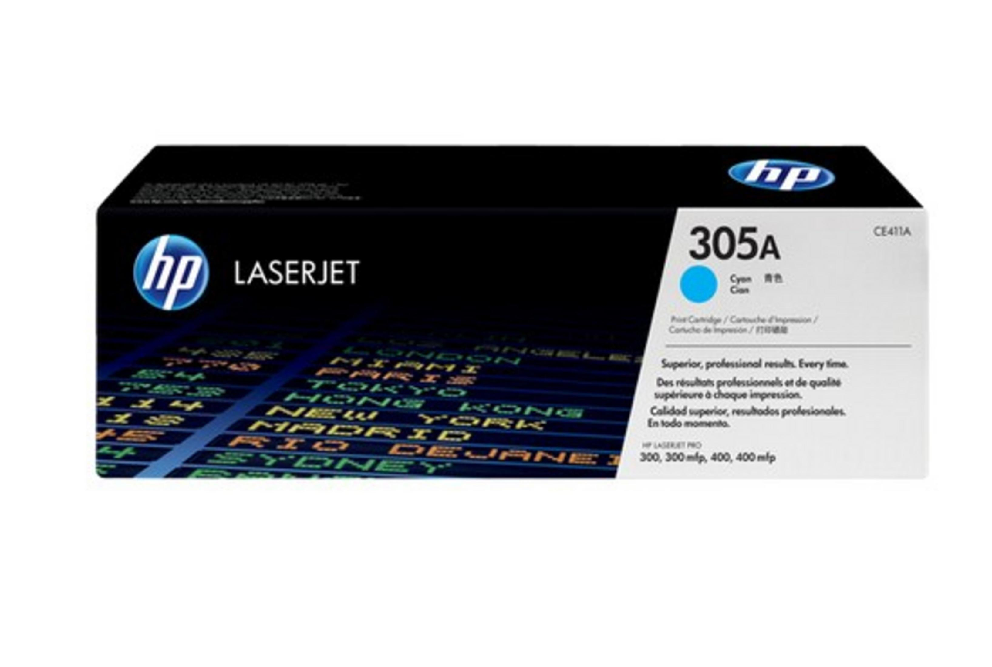 HP CE411A 305A Toner Lazer baskı Mavi