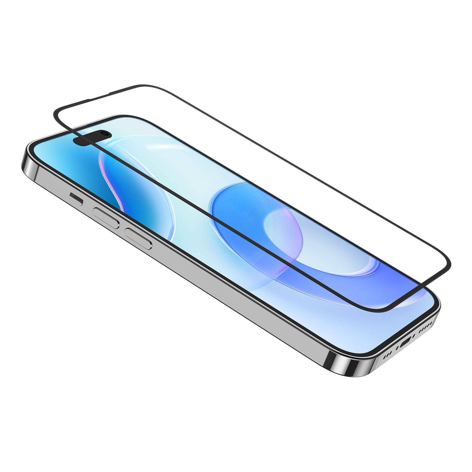 MOBSTORE Displayschutz, Inklusive iPhone Stück, Schutzglas(für 14 Apple 2 Installationsrahmen Pro)