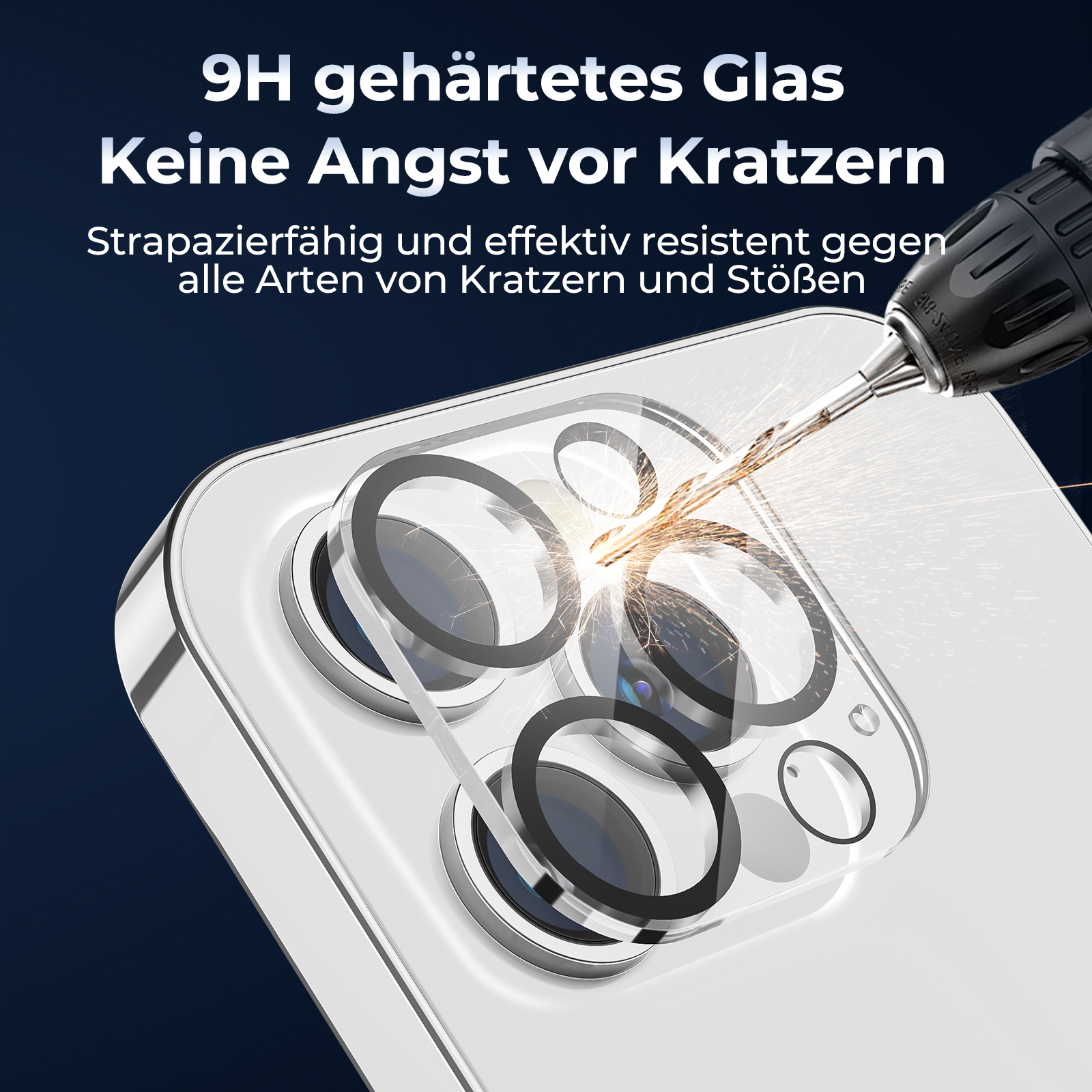 MOBSTORE Kameraobjektivschutz Schutzglas(für Apple iPhone Pro;iPhone Pro Max) 14 14