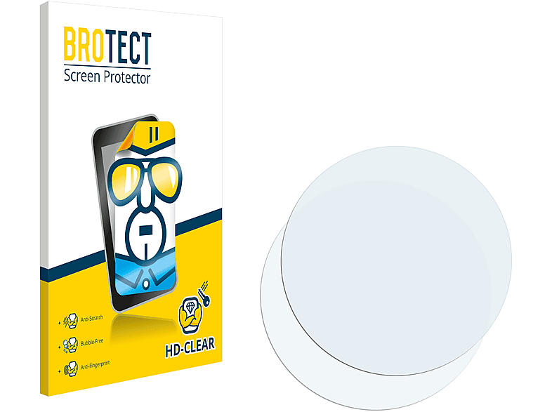 GBA800) BROTECT Schutzfolie(für klare Casio 2x G-Shock