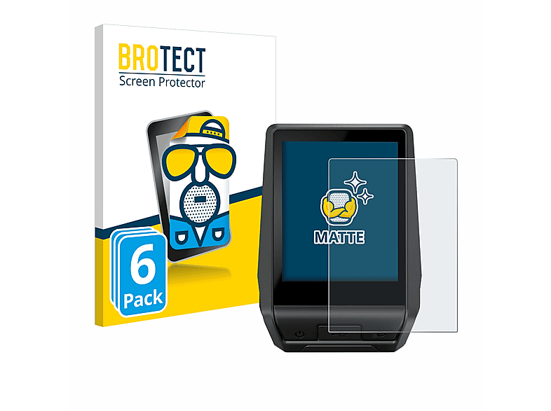 BROTECT 6x matte Schutzfolie(für Bosch Nyon 2 2021) | Navi-Taschen & -Schutzfolien