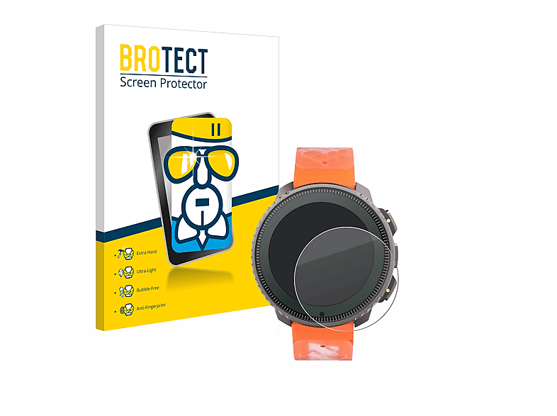 BROTECT Airglass klare Schutzfolie(für Suunto x Mammut Vertical) | Smartwatch Schutzfolien & Gläser
