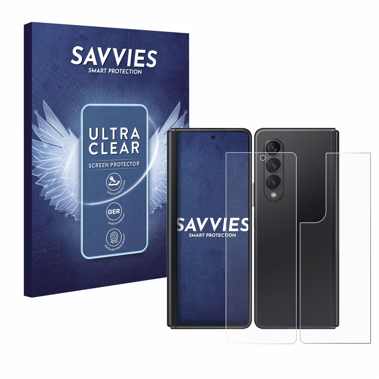 Galaxy Z 18x Fold 3 Schutzfolie(für Samsung 5G) SAVVIES klare