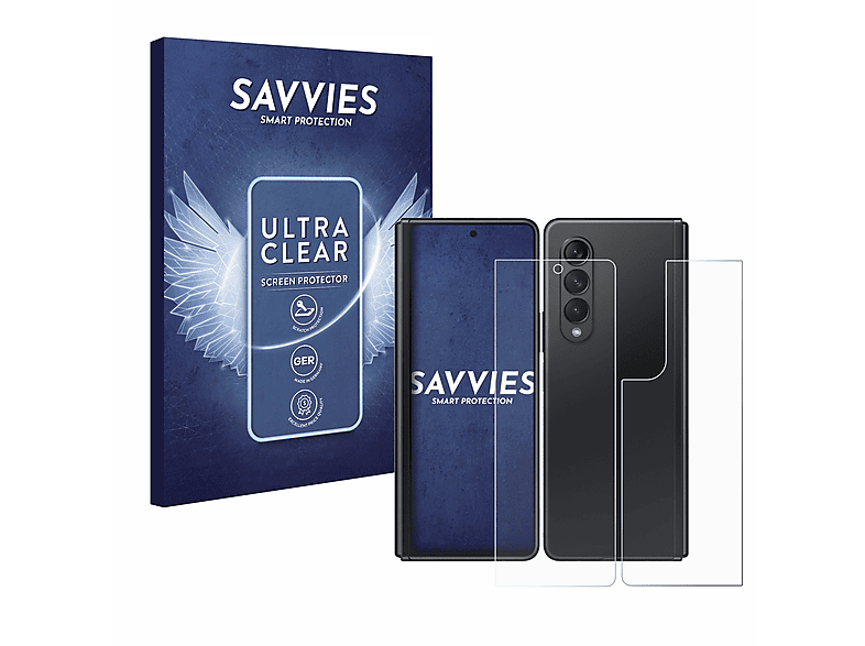 klare Schutzfolie(für Z SAVVIES 5G) 18x Fold Samsung 3 Galaxy