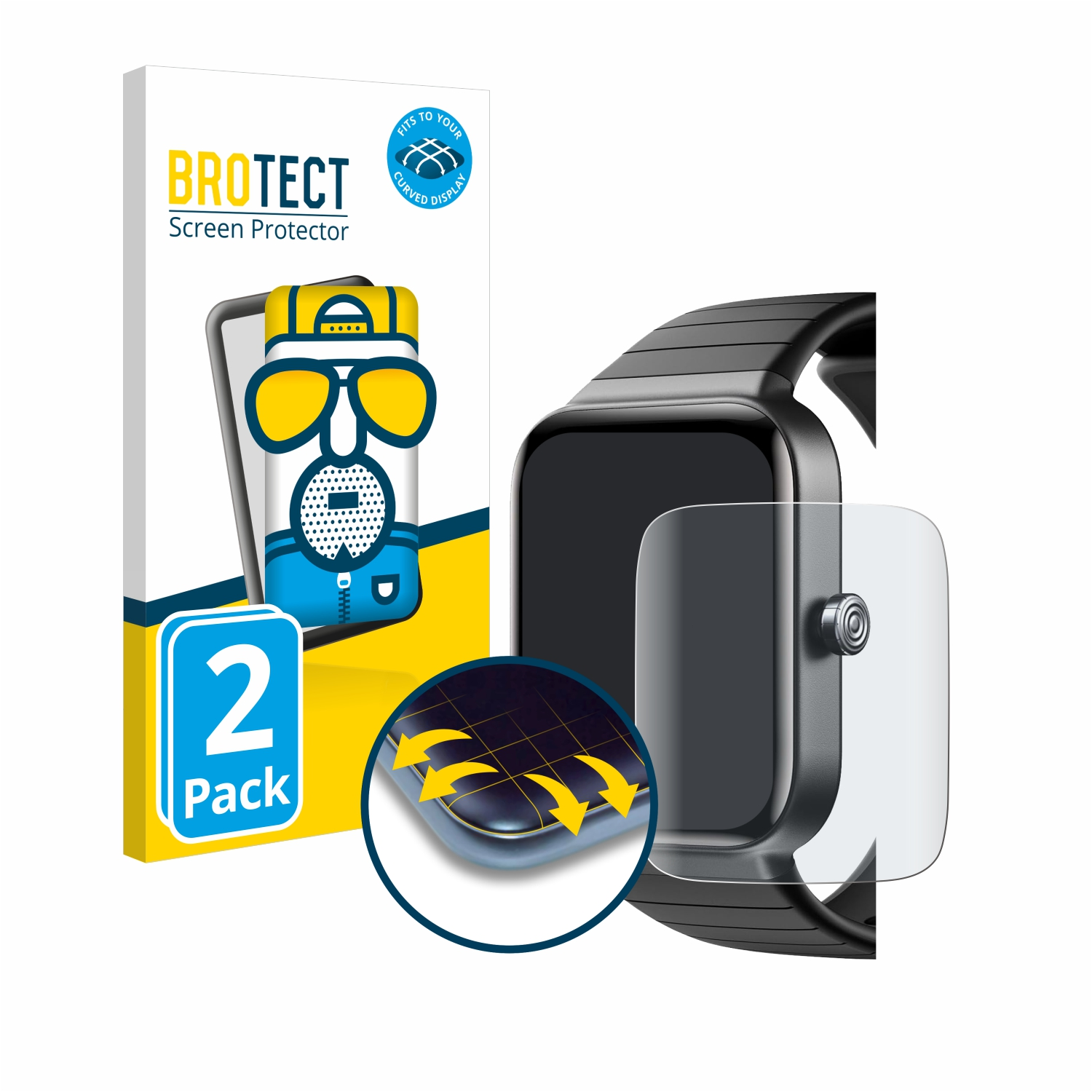 3D 13 BROTECT matt Full-Cover Curved 2x 1.8\