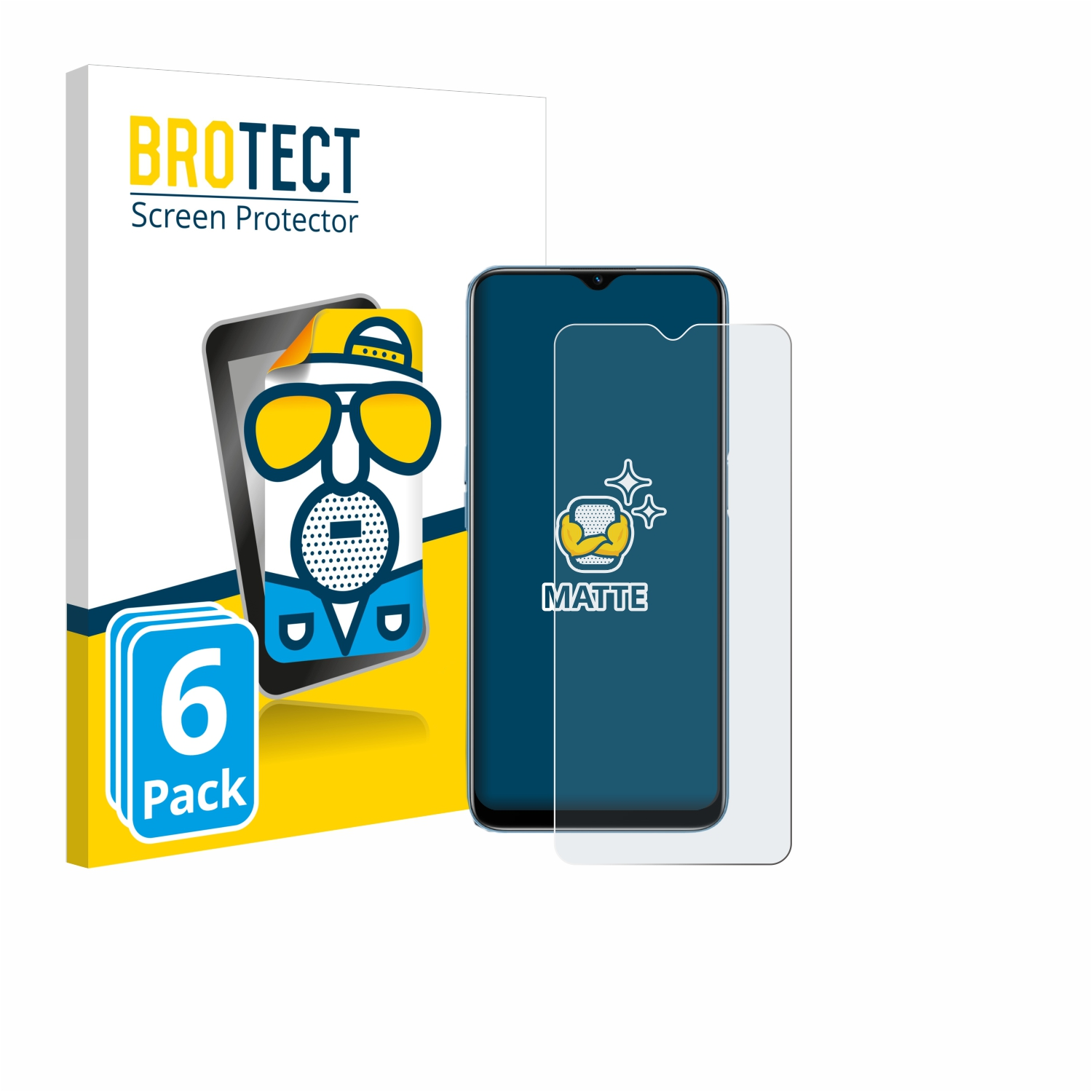 BROTECT Oppo matte 6x Schutzfolie(für A16e)