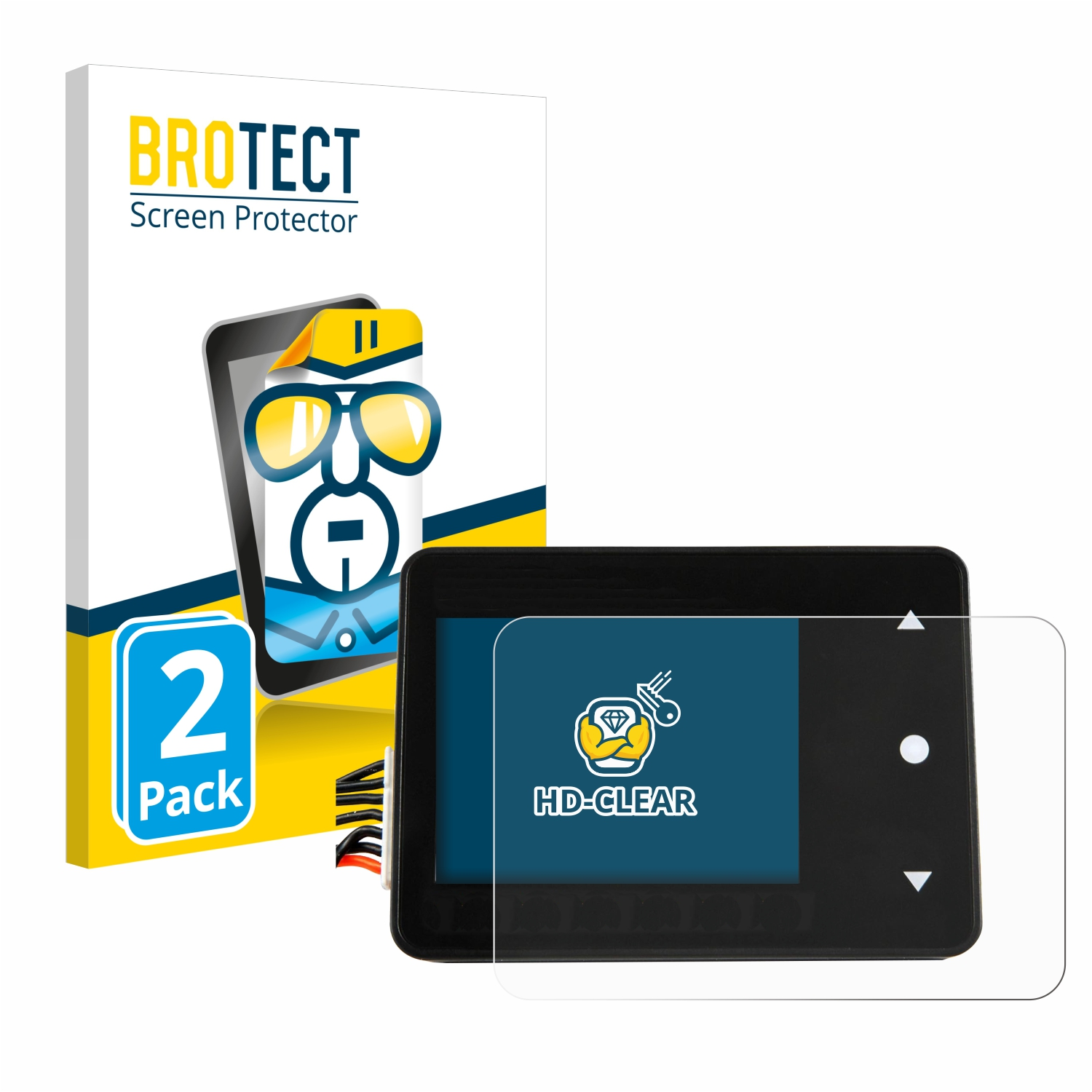 BROTECT 2x klare XBC100) Smart Technology Schutzfolie(für Spektrum