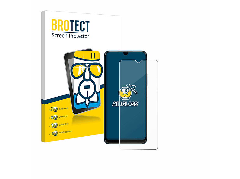 BROTECT Airglass klare Schutzfolie(für Vivo Y21e)