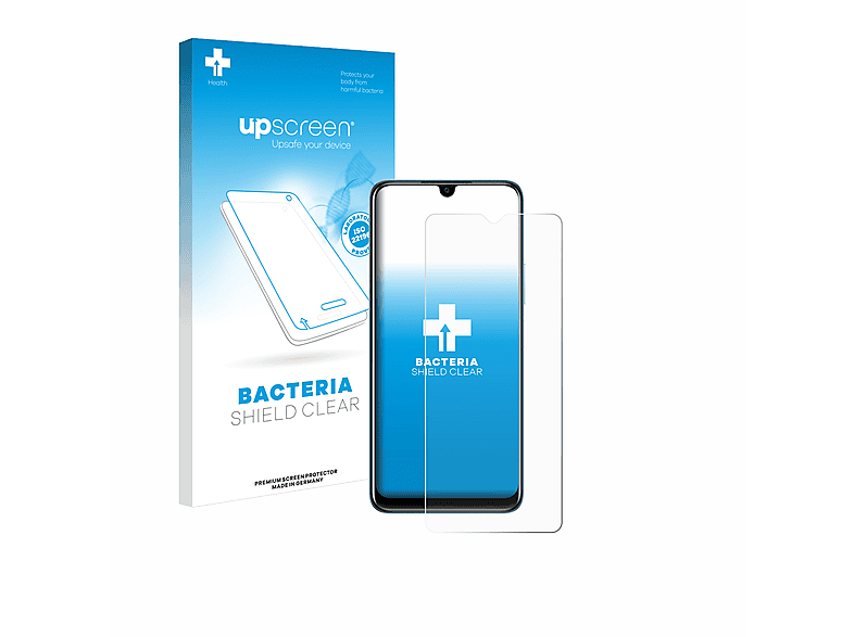UPSCREEN antibakteriell klare Schutzfolie(für Vivo Y21e)