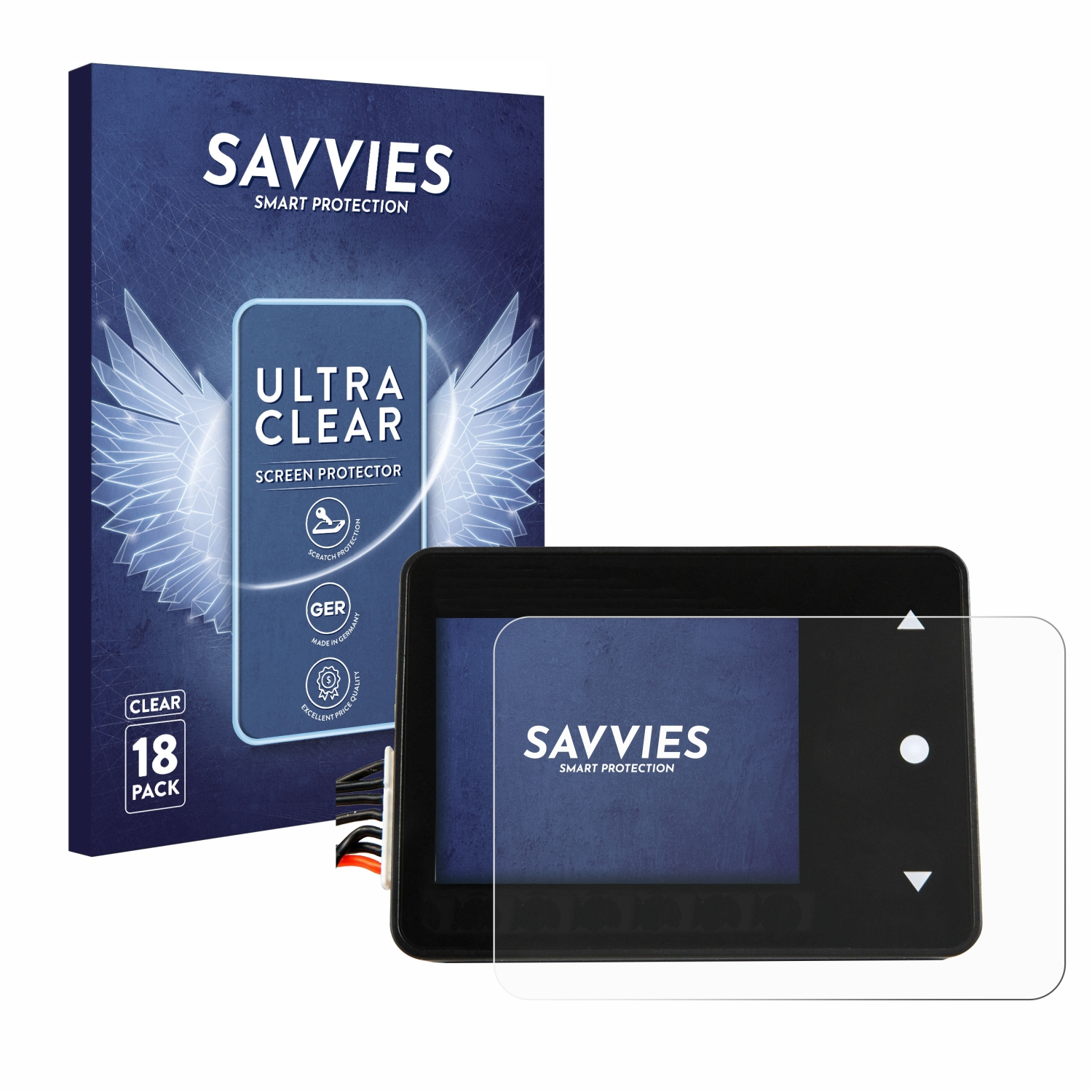 SAVVIES 18x klare Technology XBC100) Schutzfolie(für Spektrum Smart