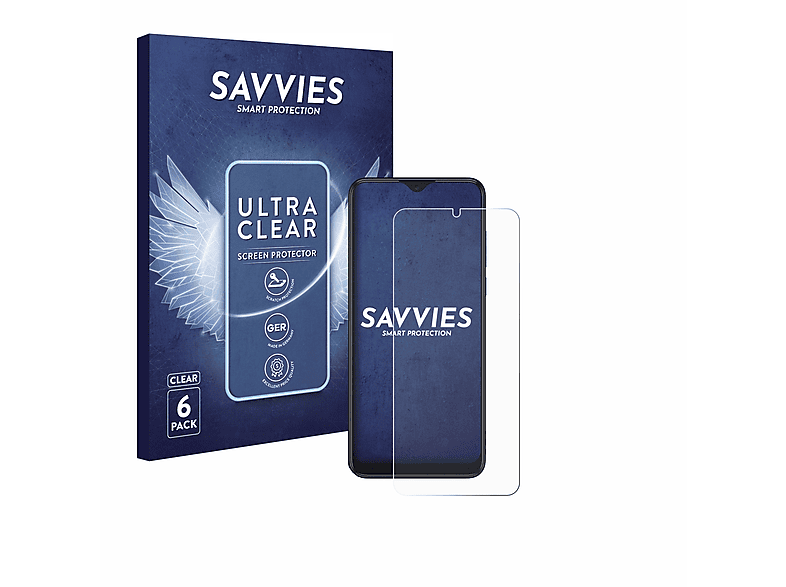 SAVVIES 6x klare Schutzfolie(für TCL 306)