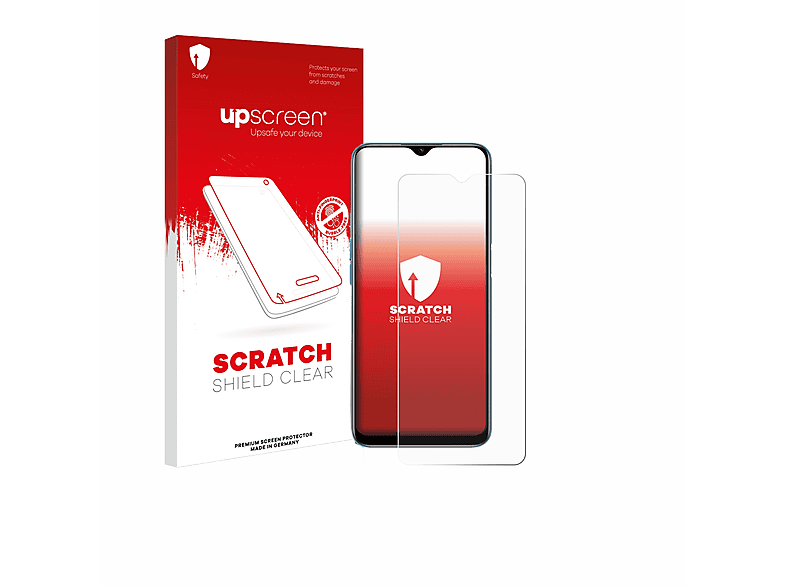 UPSCREEN Kratzschutz klare Schutzfolie(für Oppo A16e)