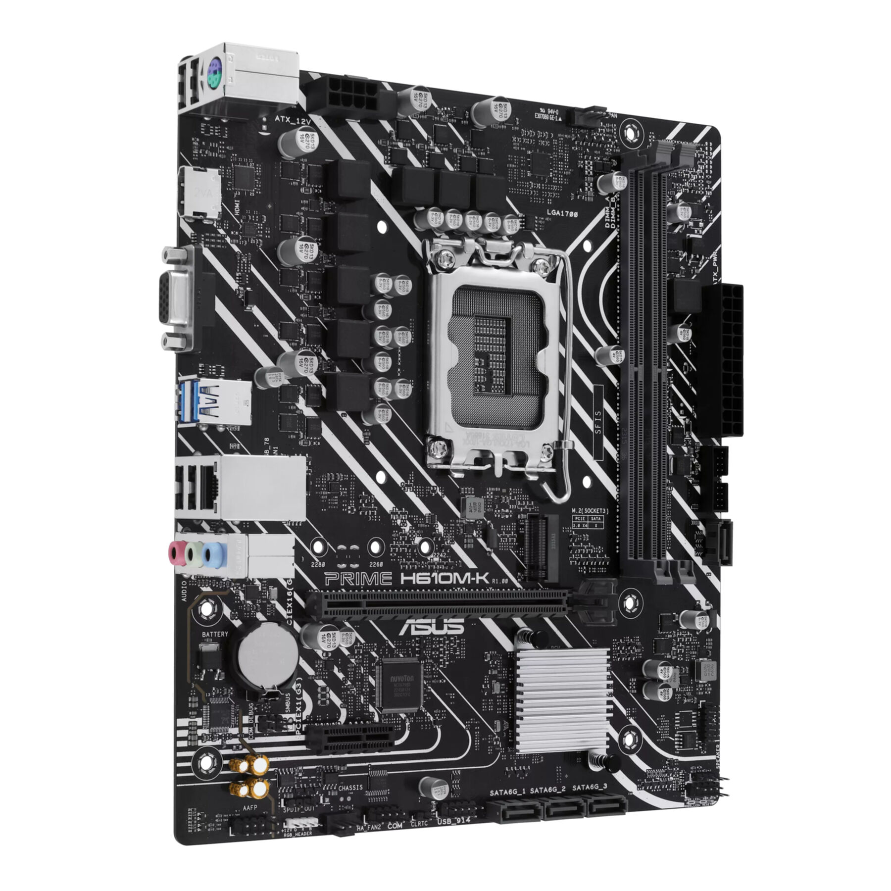 ASUS PRIME H610M-K (1700) (D) Mainboards schwarz