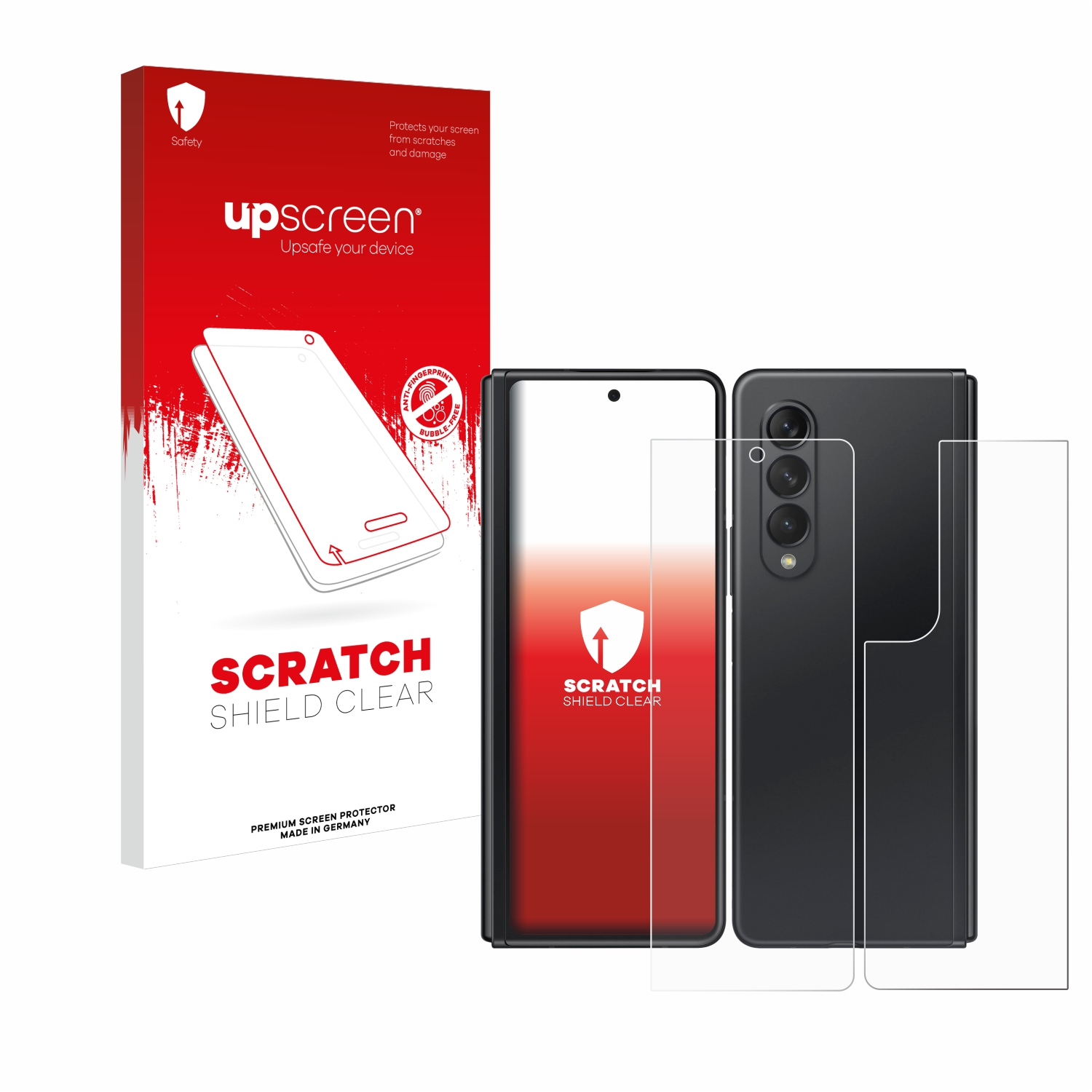 UPSCREEN Kratzschutz klare Fold 5G) Schutzfolie(für Z Galaxy 3 Samsung