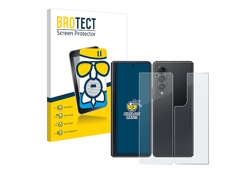 Galaxy BROTECT Z Fold Samsung Airglass 3 5G) matte Schutzfolie(für