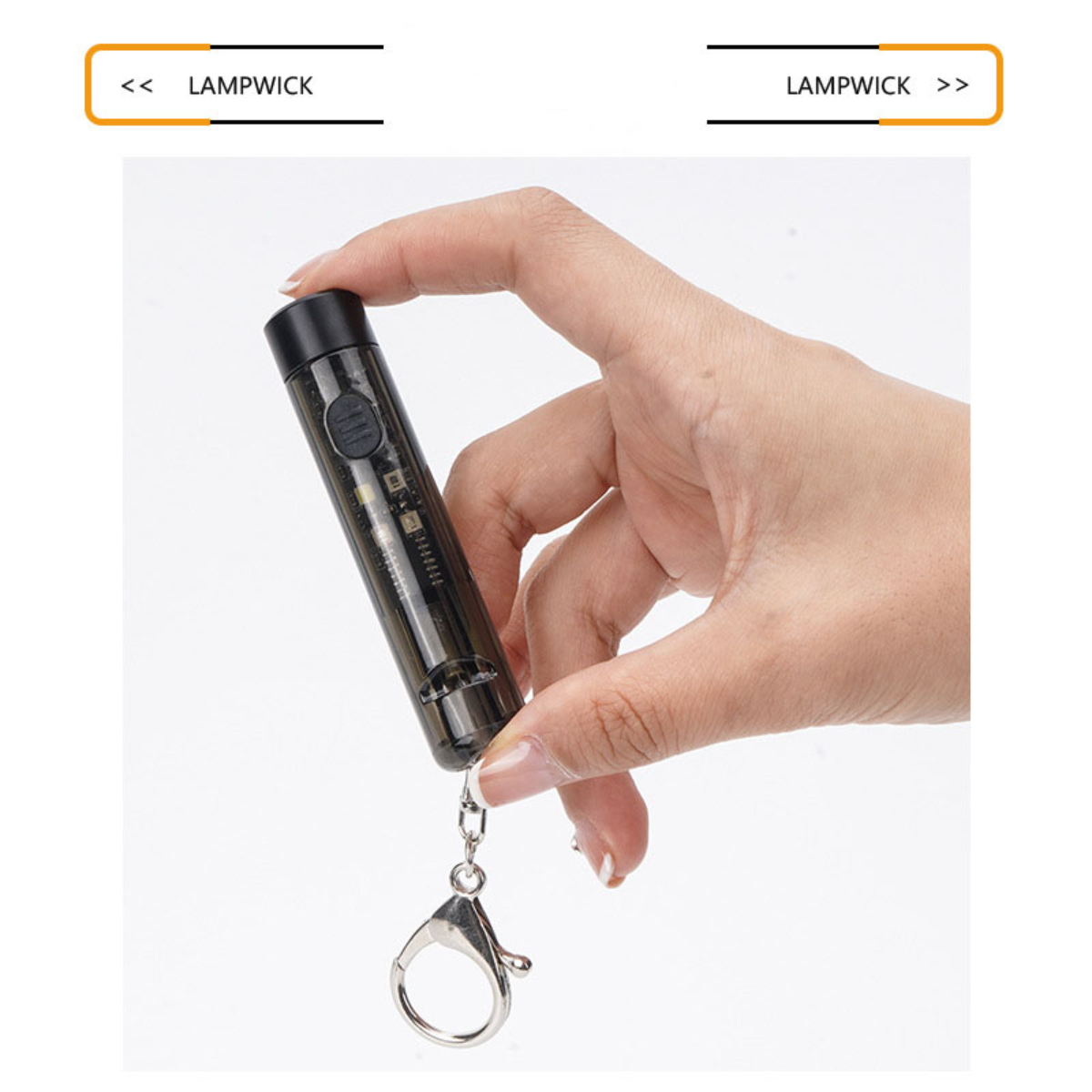 LACAMAX Kleine Taschenlampe zum Mitnehmen mit Pfeife Licht, sturzsicher, und starkes wasserdicht - Taschenlampe