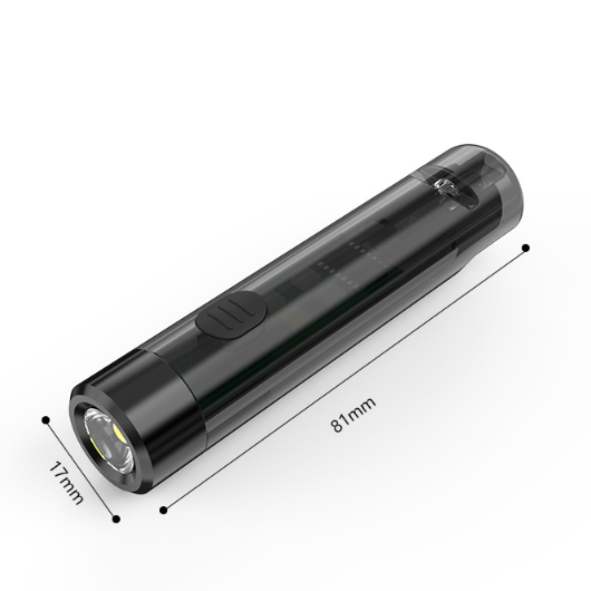 LACAMAX Kleine Taschenlampe zum sturzsicher, mit Taschenlampe Pfeife Licht, wasserdicht und Mitnehmen - starkes